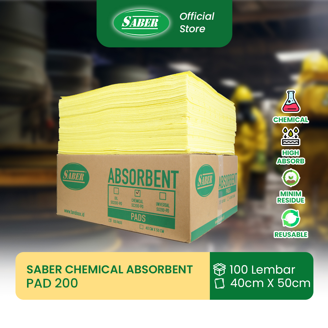 SABER® Chemical Absorbent Pad 200