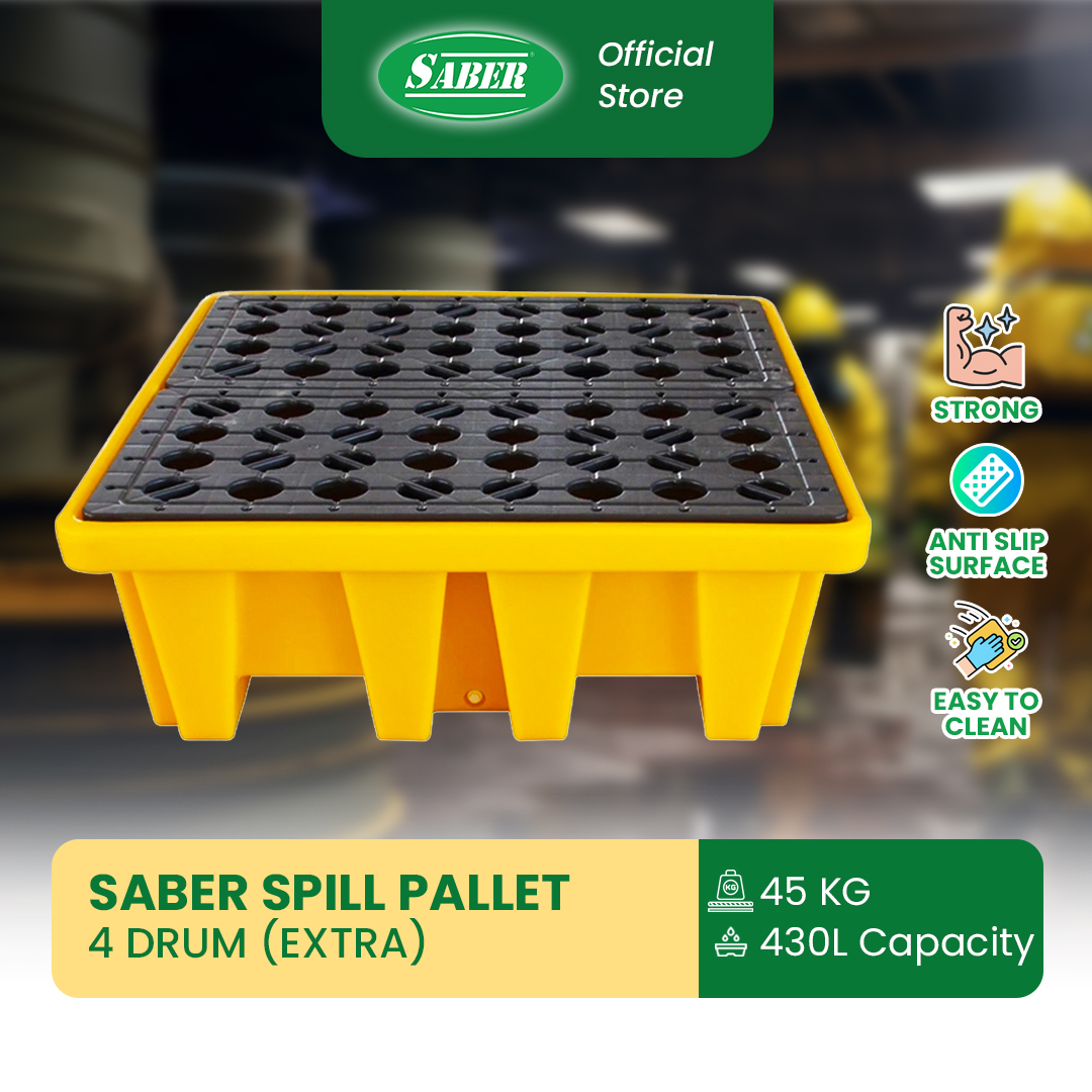 SABER® Spill Pallet 4 Drum - Extra