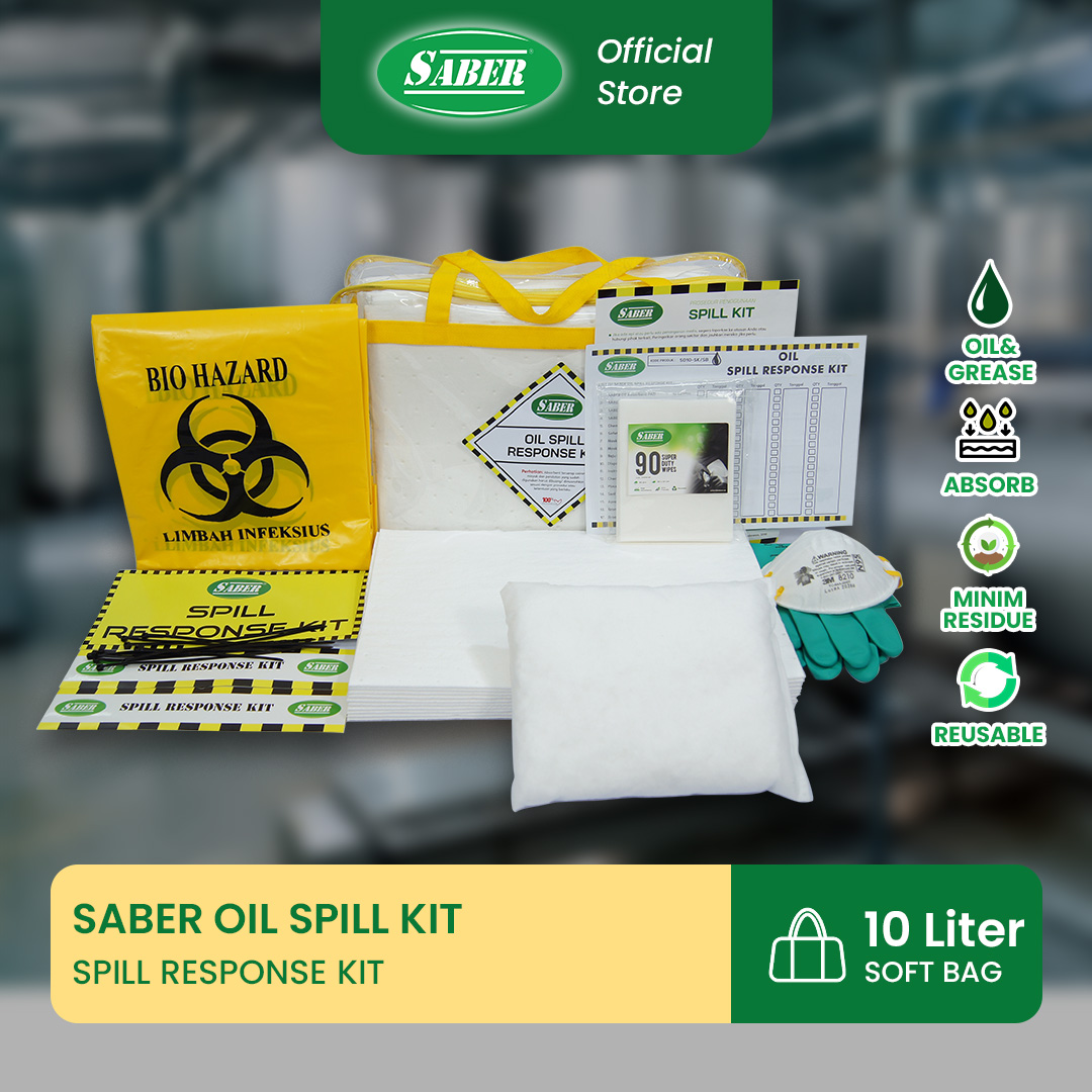 SABER® OIL SPILL RESPONSE KIT - SOFT BAG 10 LITER - SO10-SK/SB