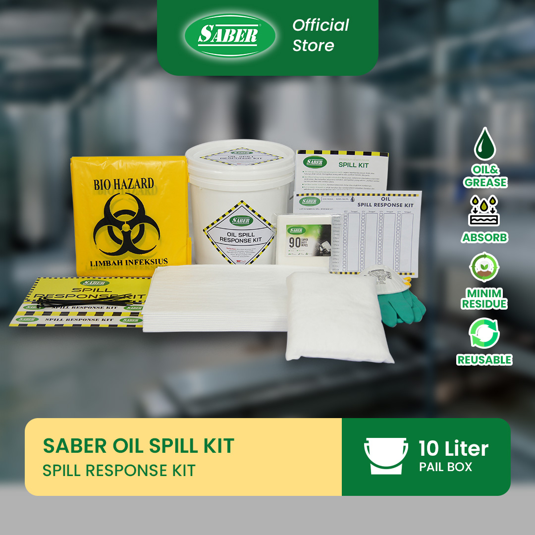 SABER® OIL SPILL RESPONSE KIT - PAIL 10 LITER - SO10-SK/PL