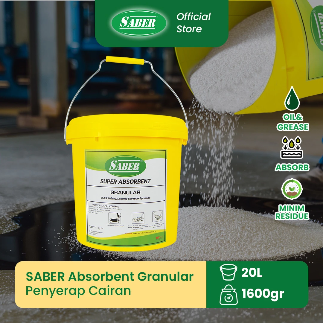 SABER ABSORBENT GRANULAR 20L
