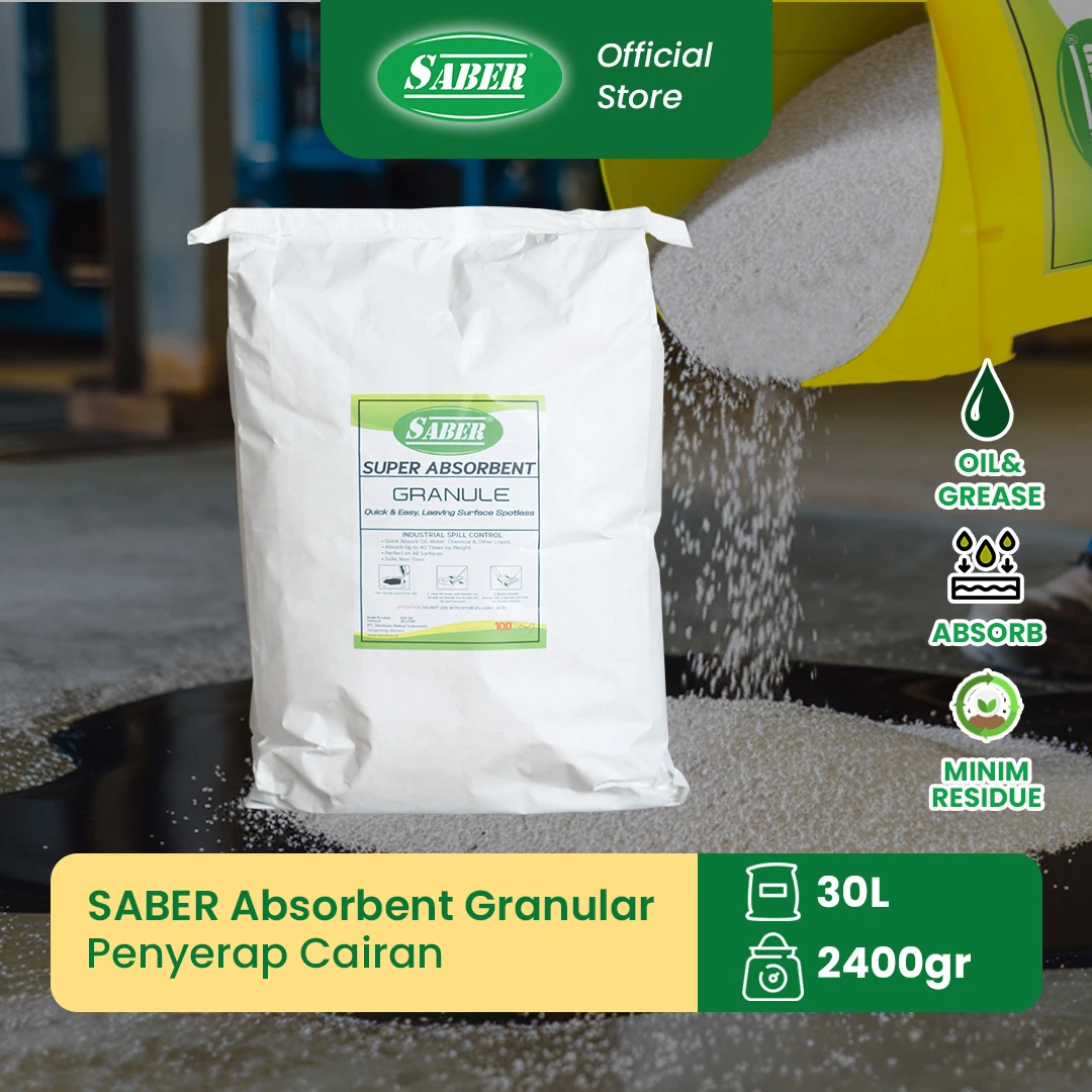 SABER ABSORBENT GRANULAR 30L